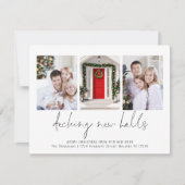 Correspondance Deck New Halls 3 Photos Carte de Noël déplacée (Devant)