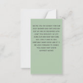 Correspondance DONUT Abandon Amour Changement de date Plans Carte (Dos)