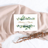 Correspondance Elegant Eucalyptus Boho Mariage Carte Numéro de ta