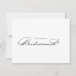 Correspondance Élégante carte de note de proposition de la servan