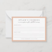 Correspondance Enfants à la cuisine Anniversaire Bash | Carte de  (Devant)