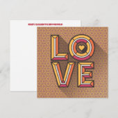 Correspondance Envoyer une carte de note d'amour à Marigold (Devant / Derrière)