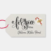 Correspondance exclusive des étiquettes cadeaux de (Dos (Horizontal))