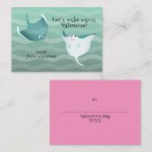 Correspondance Faisons des vagues | Carte de la Saint-Valentin St (Devant / Derrière)