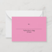 Correspondance Faisons des vagues | Carte de la Saint-Valentin St (Dos)
