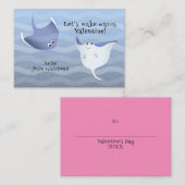 Correspondance Faisons des vagues | Carte de la Saint-Valentin St (Devant / Derrière)