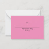 Correspondance Faisons des vagues | Carte de la Saint-Valentin St (Dos)