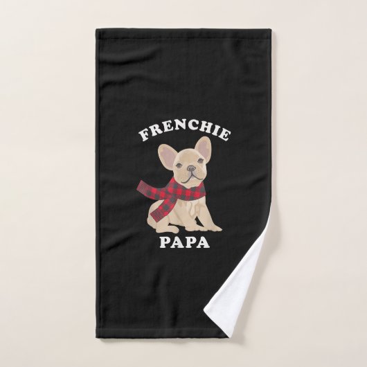 correspondance famille cadeau de noël français bul (Serviette à main)