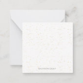 Correspondance Fête d'entreprise | Joyeuse carte de note de Noël (Dos)