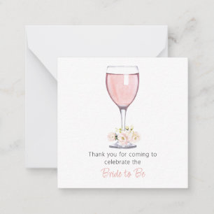 Correspondance Fête des mariées Carte de remerciements flush flus