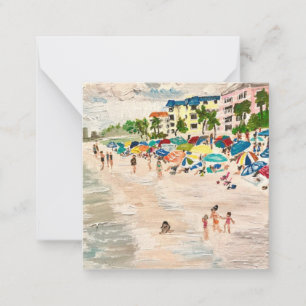 Correspondance "Fort Myer's Beach" Carte de peinture Floride