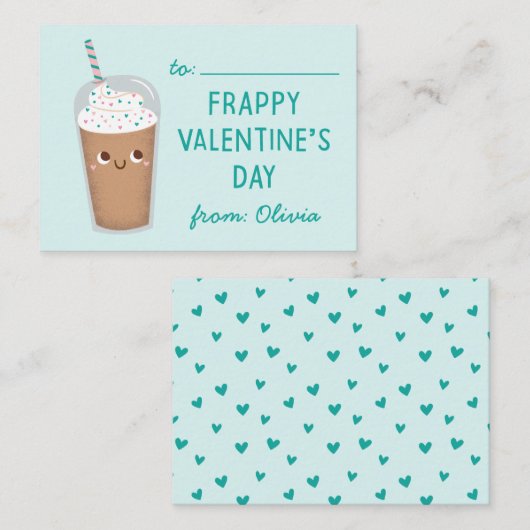 Correspondance Frappy Valentine's Day - Carte de billet (Devant / Derrière)