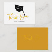 Correspondance Graduation 2025 Script Carte de remerciements (Devant / Derrière)