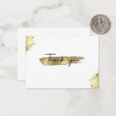 Correspondance Gratitude simple : une Carte de remerciements (Devant/Arrière en situation)