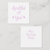 Correspondance Gratuit pour vous citation rose Carte de note (Devant / Derrière)