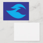 Correspondance Ignorer la carte plat de flamme bleue (Devant / Derrière)