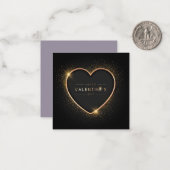 Correspondance Jolie carte de note de la Saint-Valentin (Devant/Arrière en situation)