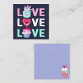 Correspondance Jolie carte de Saint-Valentin (Devant / Derrière)