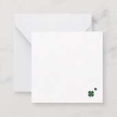 Correspondance Jours de Chance / Carte de Papeterie (Dos)