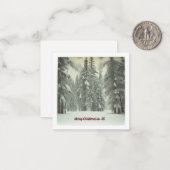 Correspondance Joyeuse carte de Noël (Devant/Arrière en situation)