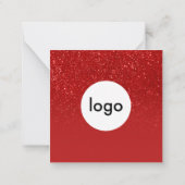 Correspondance Joyeuses Vacances Mini Carte de Vacances Affaires (Dos)