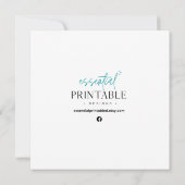 Correspondance Joyeux Noël Carte de Noël Rétro (Dos)