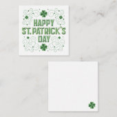 Correspondance Joyeux St. Patrick's Day / Carte de vœux (Devant / Derrière)