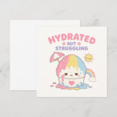 Correspondance Kawaii Hawaii carte de note mignonne (Devant / Derrière)