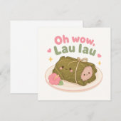 Correspondance Kawaii Hawaii carte de note mignonne (Devant / Derrière)