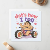 Correspondance Kawaii Hawaii carte de note mignonne (Devant/Arrière en situation)