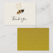 Correspondance La Carte de remerciements des abeilles (Devant / Derrière)