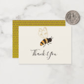 Correspondance La Carte de remerciements des abeilles (Devant/Arrière en situation)