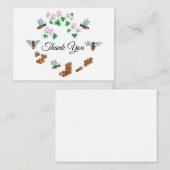 Correspondance La Carte de remerciements des abeilles (Devant / Derrière)