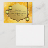 Correspondance La Carte de remerciements Lampe Éclair (Devant / Derrière)