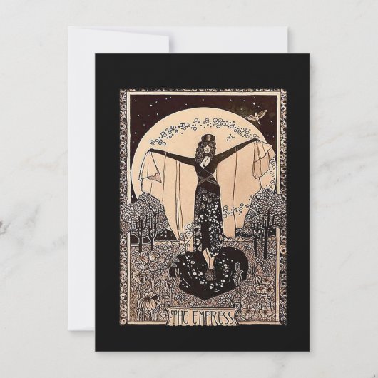 Correspondance La carte de tarot l'impératrice (Devant)
