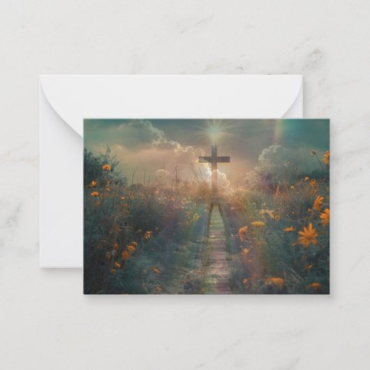 Correspondance La carte de vœux de la Croix (Devant)