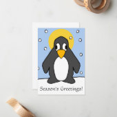 Correspondance La carte de vœux de Layla's Penguin 2023 (Devant/Arrière en situation)