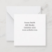 Correspondance La vie serait un Carte de visite bâclé (Dos)