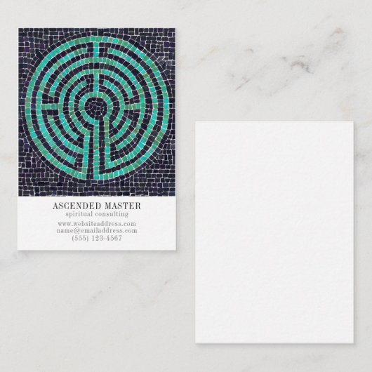 Correspondance LABYRINTH III 3,5x2,5 Carte de visite (Devant / Derrière)