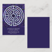 Correspondance LABYRINTH VIII 3.5x2.5 Carte de visite - Violet (Devant / Derrière)