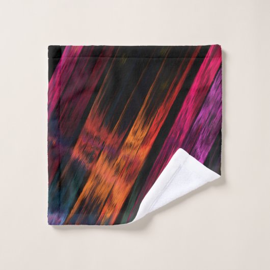 Correspondance lumineuse abstraite (Gant de toilette)