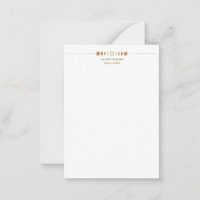 Lune d'or Phases Yoga Studio Carte de visite