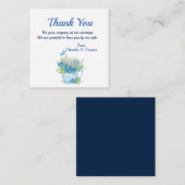 Correspondance Lys Fleur De La Vallée Carte de remerciements (Devant / Derrière)