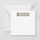 Correspondance Mah Jongg Ornements de Noël Petite carte (Dos)