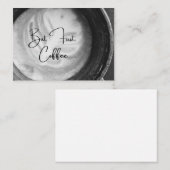 Correspondance Mais D'Abord, Carte pour notes De Café (Devant / Derrière)