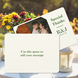 Correspondance Mariage Couple Monogramme Ajouter Carte de remerci