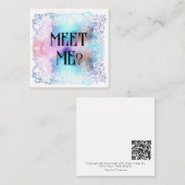 Correspondance *~* ME RENCONTRER ? Carte de note plat AP63 Relati (Devant / Derrière)