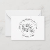 Correspondance Médecine de remplacement - Carte de note Merci (Devant)