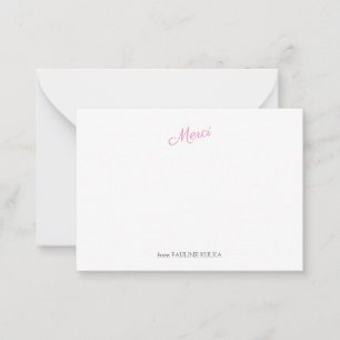 Correspondance Merci Carte de remerciements