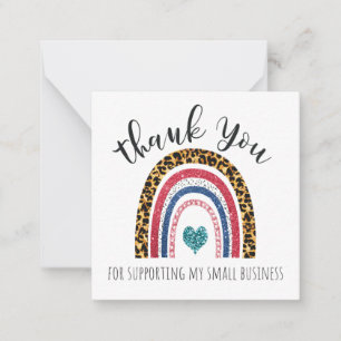 Correspondance Merci Pour Le Soutien De Mon Petit Carte de visite